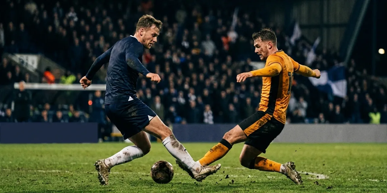 Joueurs de football en action lors d’un match de championnat