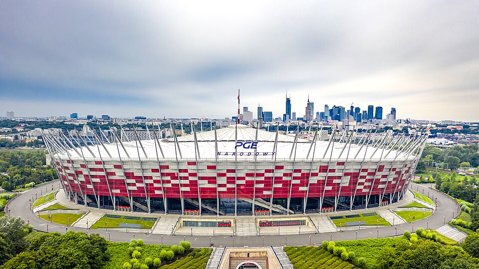 stade national de Varsovie, photographie