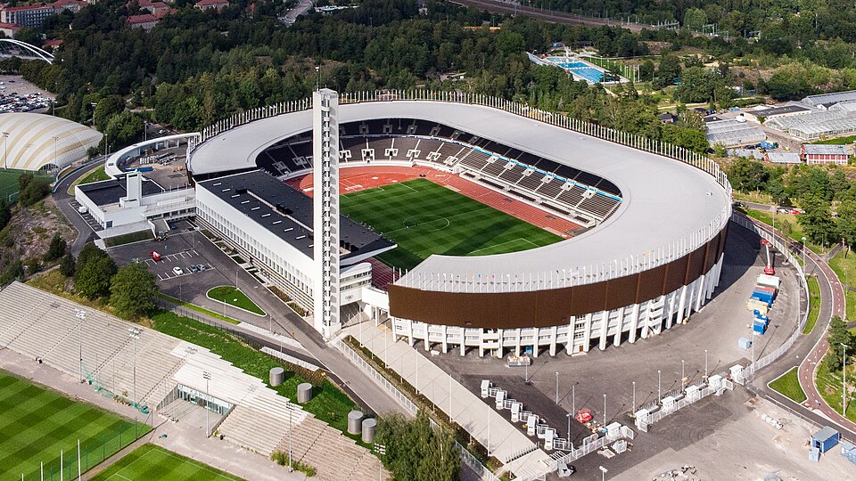stade olympique d'Helsinki, photographie