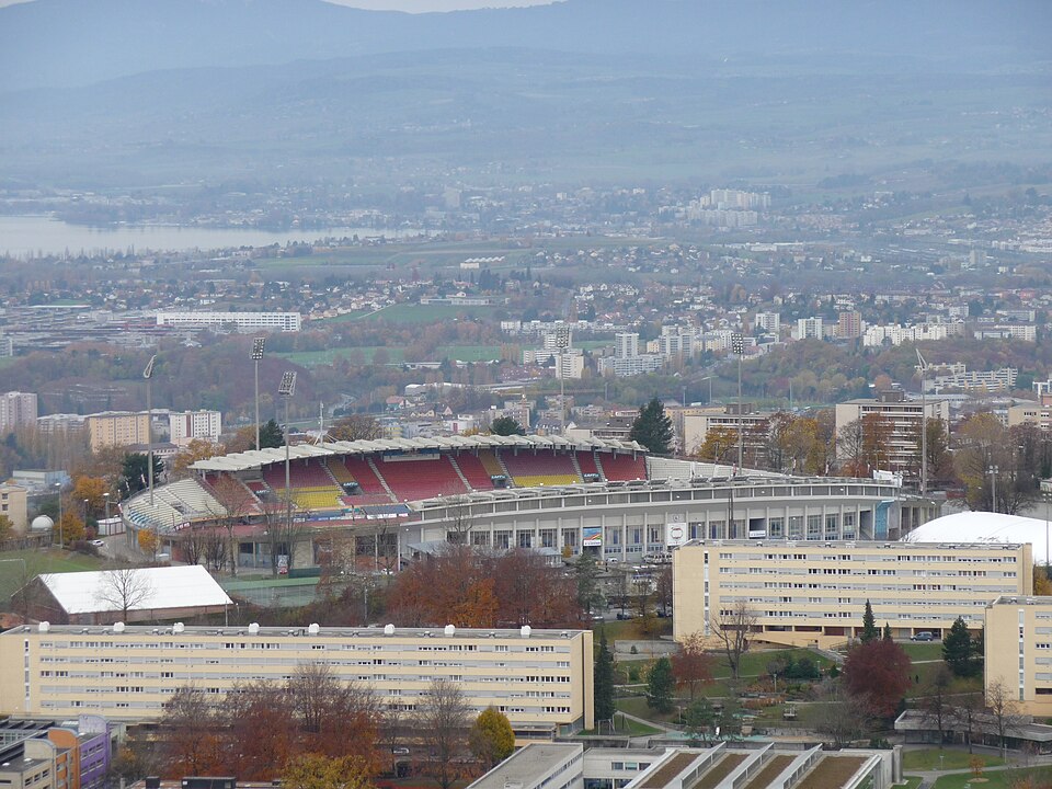 stade olympique de la Pontaise, photographie