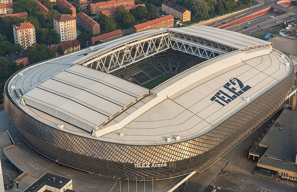 Tele2 Arena, photographie