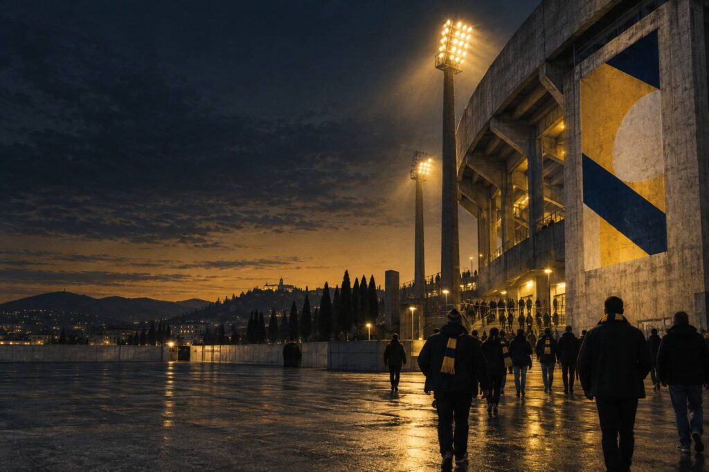 Illustration éditoriale du sujet : Hellas Verona : histoire, stade et repères du club italien