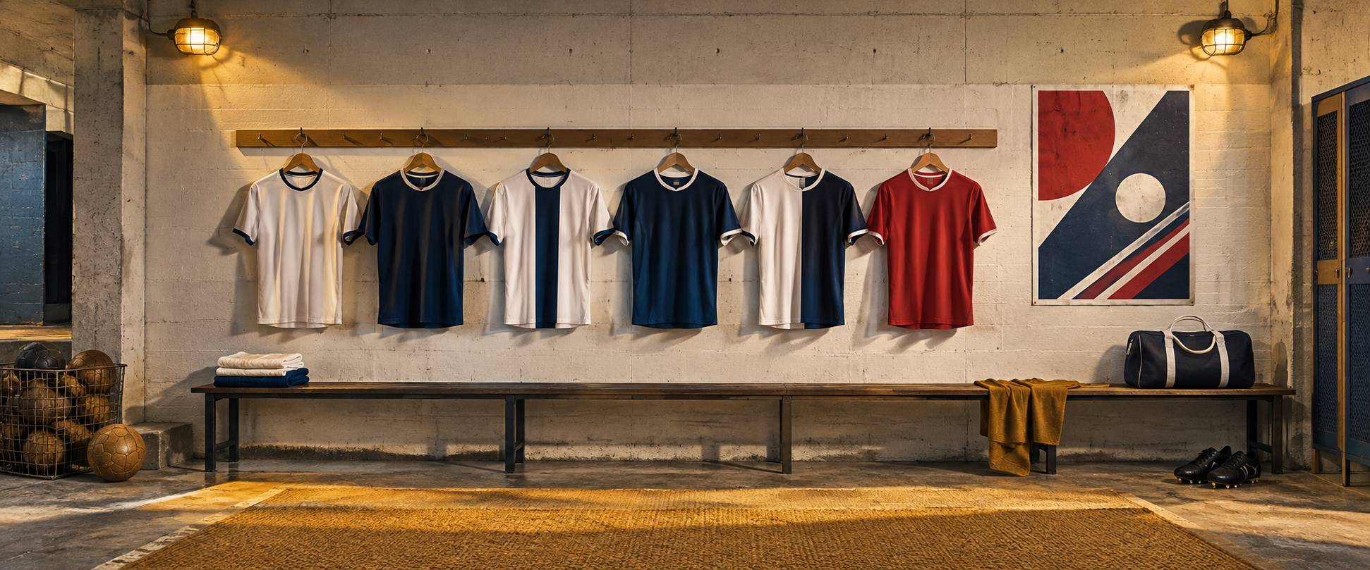 Illustration éditoriale du sujet : Maillot du Bayern Munich : histoire du rouge et évolutions