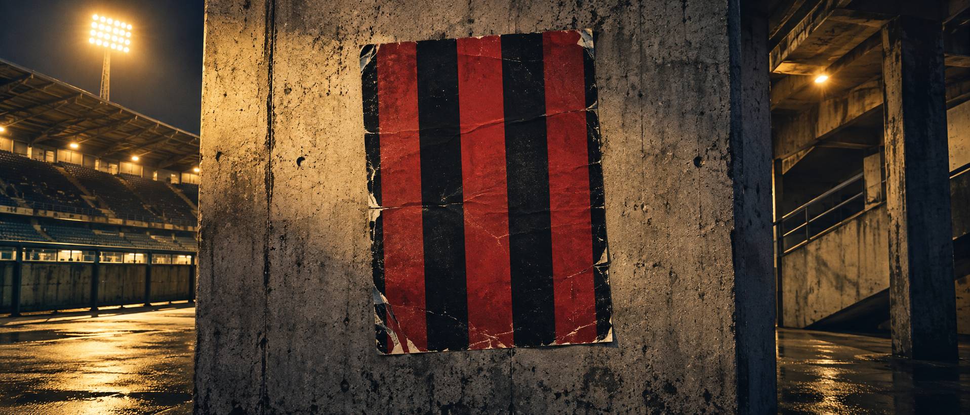 Illustration éditoriale du sujet : Maillot du Milan AC : origine des couleurs rossonere