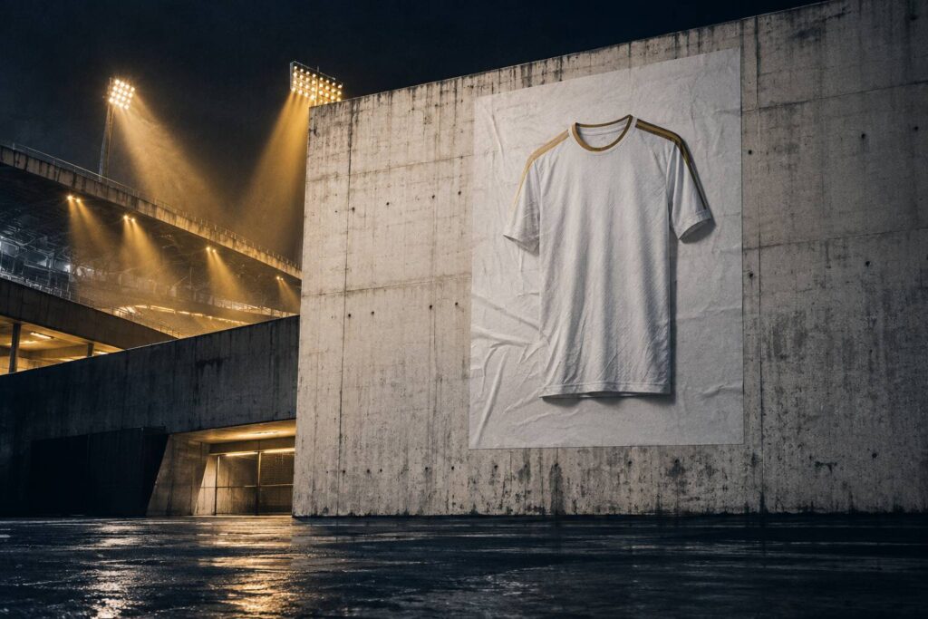 Illustration éditoriale du sujet : Maillot Real Madrid 2025 : design, couleurs et évolutions