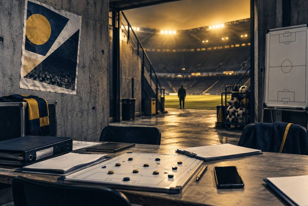Illustration éditoriale du sujet : Mercato du SM Caen : fonctionnement du recrutement du club
